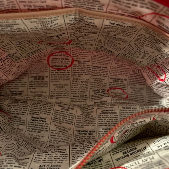 Kate spade patent leather red tote - Picture 4 of 6